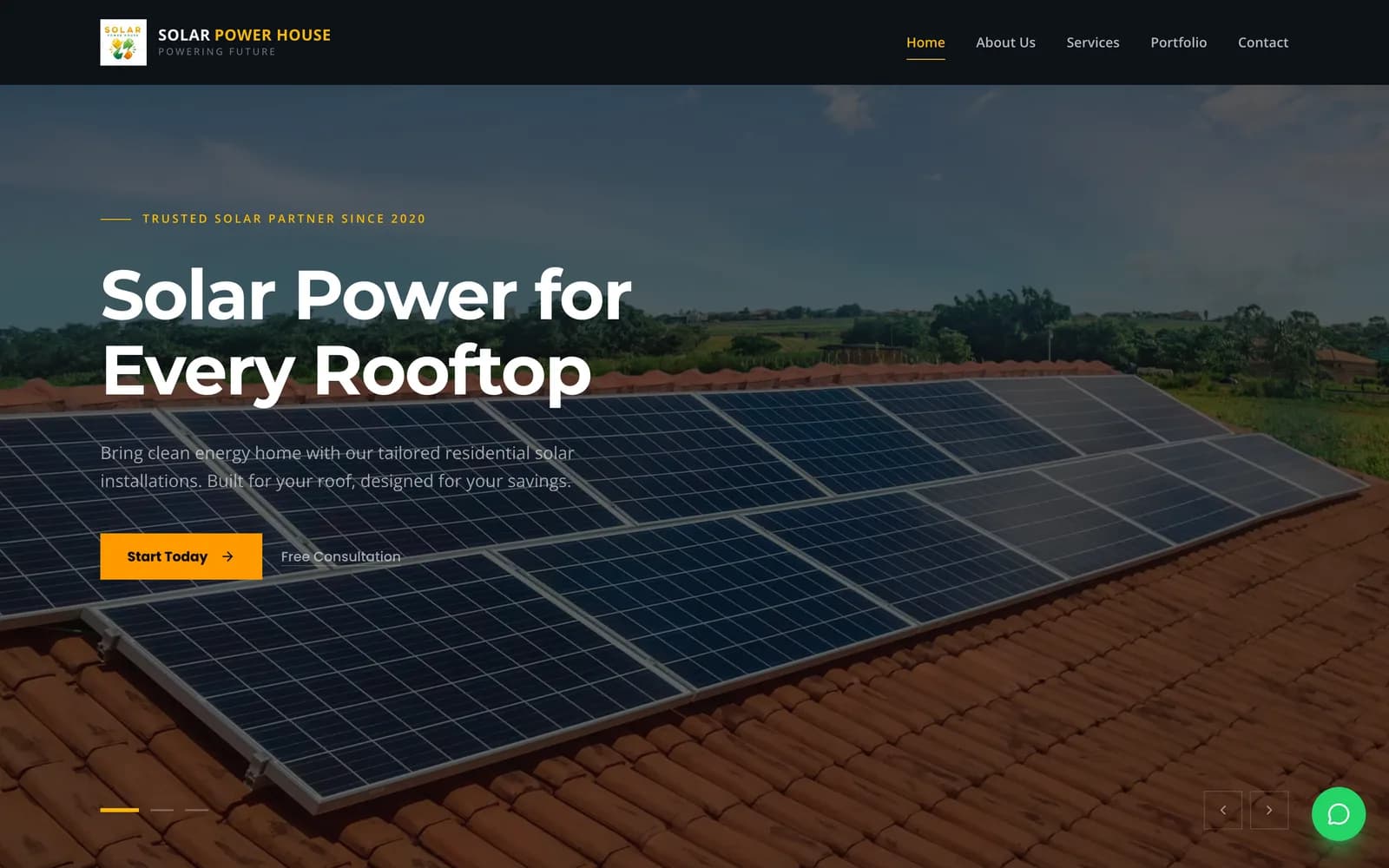 Solar Power House website