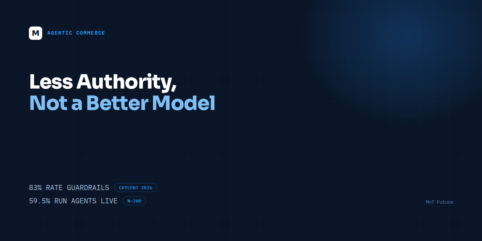 Your AI Agent Doesn't Need a Better Model. It Needs Less Authority.