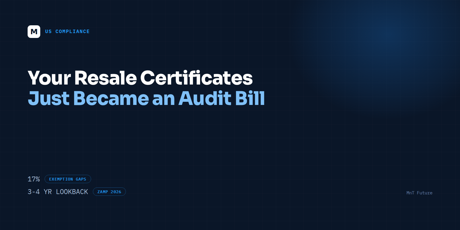 Resale Certificates: The B2B Audit Bill You Don't See Coming